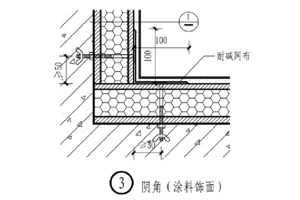 CQ免拆復合保溫模板陰角示意圖